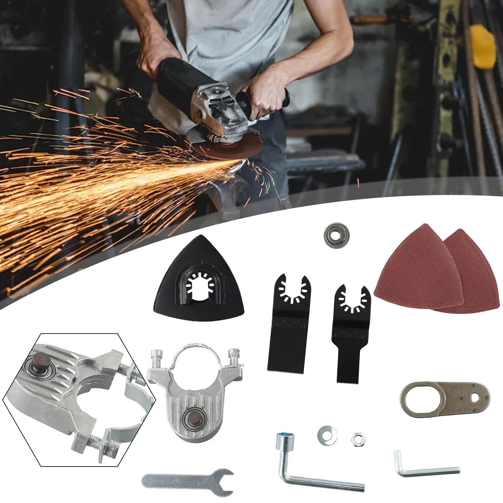 Brand New Angle Grinder Adapter Adapter Kit 6.1 X 4.3 X 1.8 Inch High Hardness High Strength Lightweight Metal
Brand New Angle Grinder Adapter Adapter Kit 6.1 X 4.3 X 1.8 Inch High Hardness High Strength Lightweight Metal