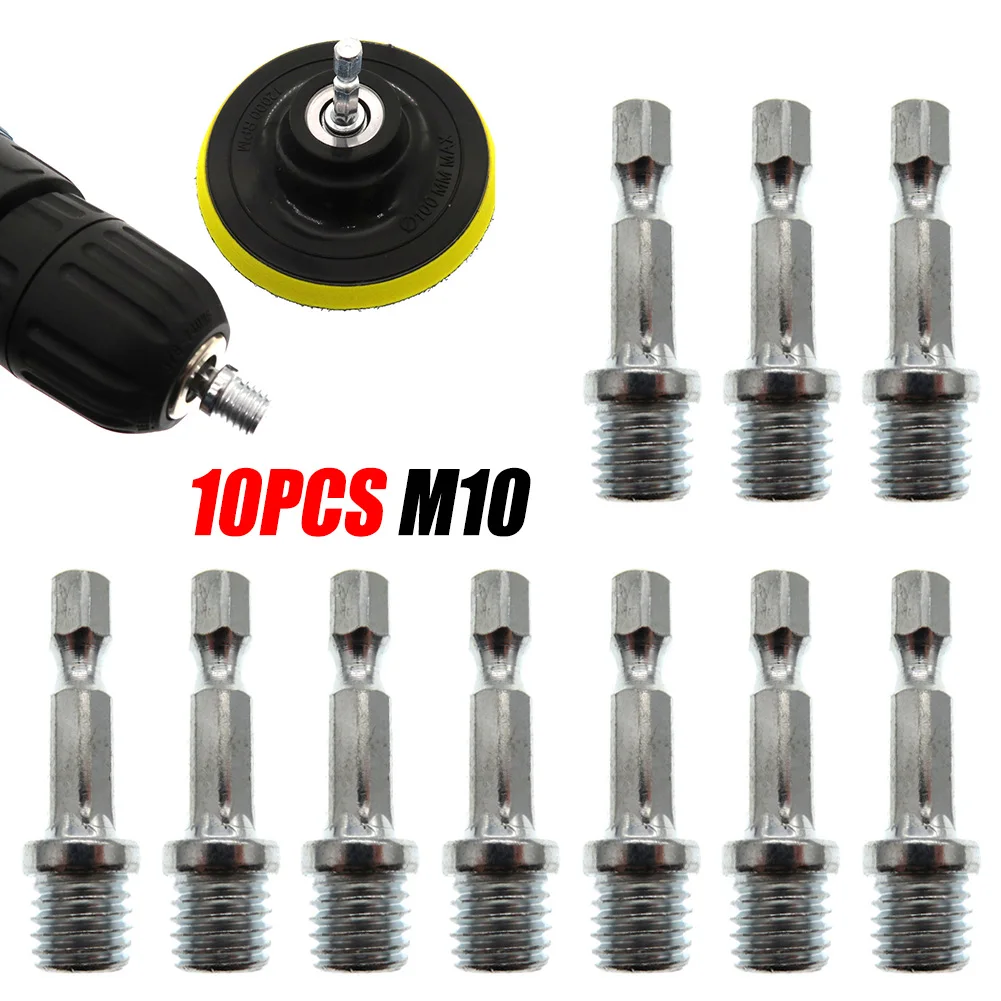 1/4\" Hexagon Connecting Rod Adapter Drill Chuck M10 Polishing Disc Connect Rod For Electric Drill Screwdriver Power Tool
1/4\" Hexagon Connecting Rod Adapter Drill Chuck M10 Polishing Disc Connect Rod For Electric Drill Screwdriver Power Tool