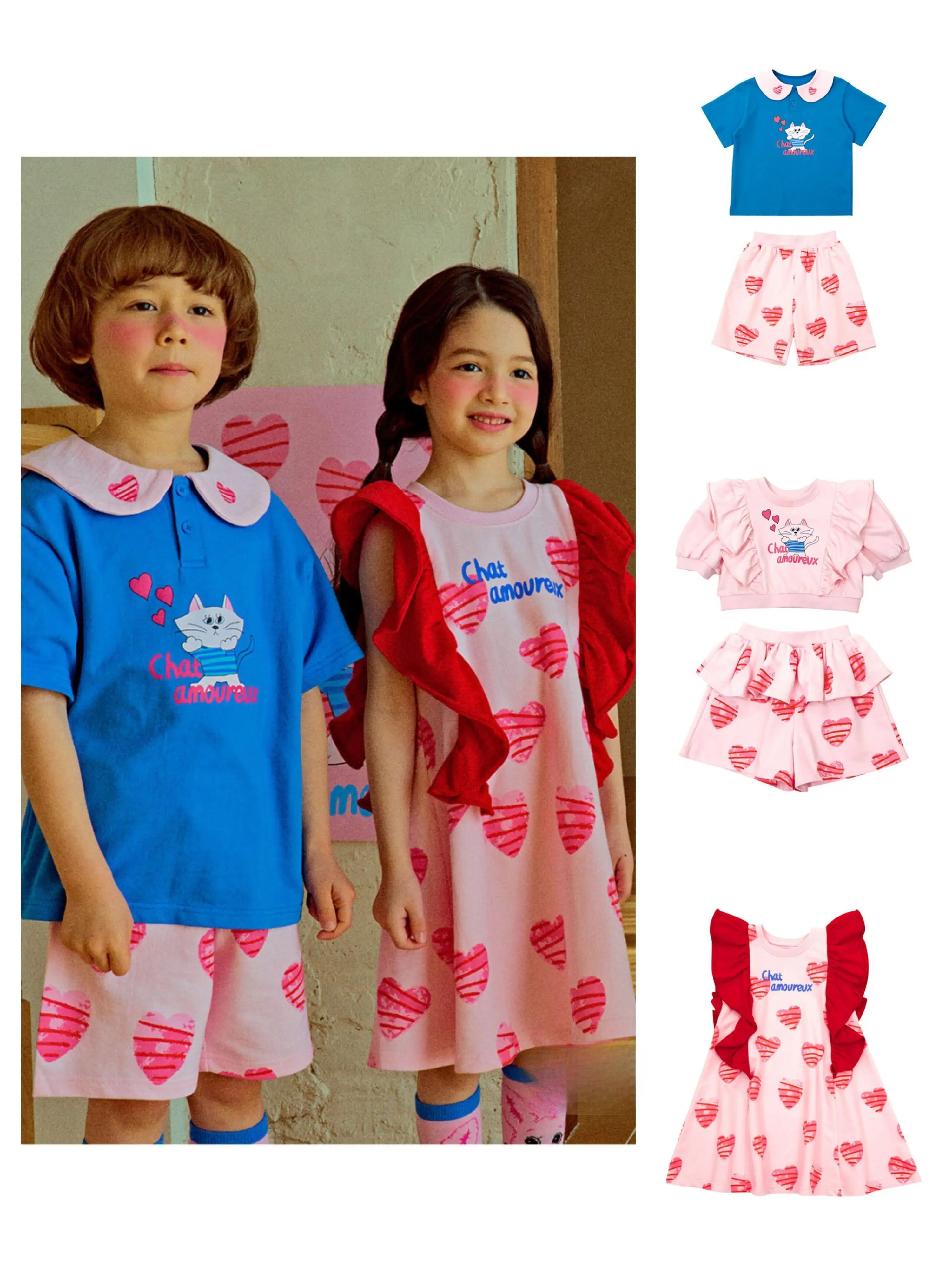 Korean Kids Clothes Girl T-Shirts Shorts 2023 New Summer Baby Girls Short Sleeve Tee Shirts Skirts Pants Children's Clothings
Korean Kids Clothes Girl T-Shirts Shorts 2023 New Summer Baby Girls Short Sleeve Tee Shirts Skirts Pants Children's Clothings