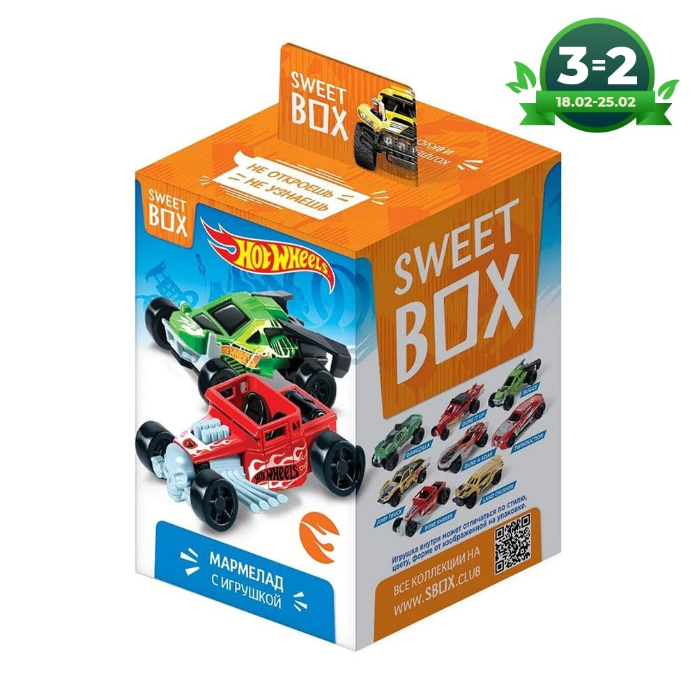 Конфитрейд SWEETBOX Disney тачки драже с игрушкой 10 г | Продукты