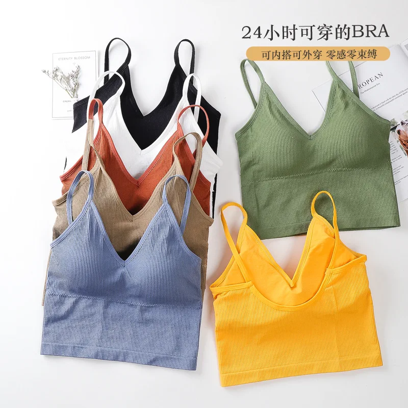 Women's Fashion Wrapped Chest Tube Top Strap Seamless Sports Belt Chest Pad Outer Wear Underwear for Female Students
Women's Fashion Wrapped Chest Tube Top Strap Seamless Sports Belt Chest Pad Outer Wear Underwear for Female Students