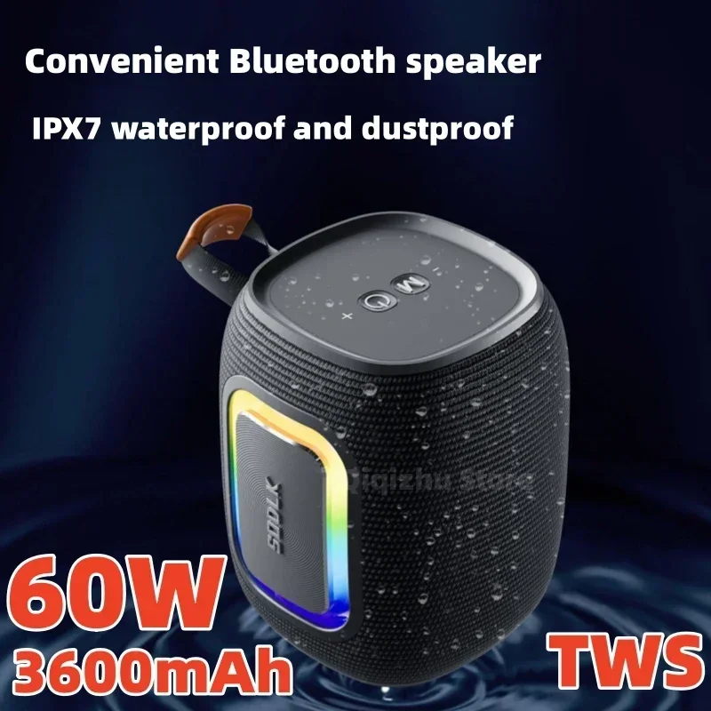 Портативная Bluetooth-Колонка SODLK T26 мощностью 60 Вт, мощная Беспроводная басовая Колонка TWS, басовая система Boombox
Портативная Bluetooth-Колонка SODLK T26 мощностью 60 Вт, мощная Беспроводная басовая Колонка TWS, басовая система Boombox