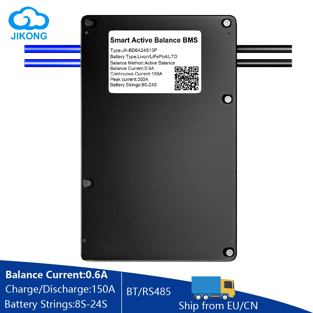 JIKONG Smart balance BMS BD6A24S15P Active balance current 0.6A Liion LiFepo4 LTO BMS 8S 9S 10S 11S 12S 13S 14S 15S 16S 17S 24S
JIKONG Smart balance BMS BD6A24S15P Active balance current 0.6A Liion LiFepo4 LTO BMS 8S 9S 10S 11S 12S 13S 14S 15S 16S 17S 24S