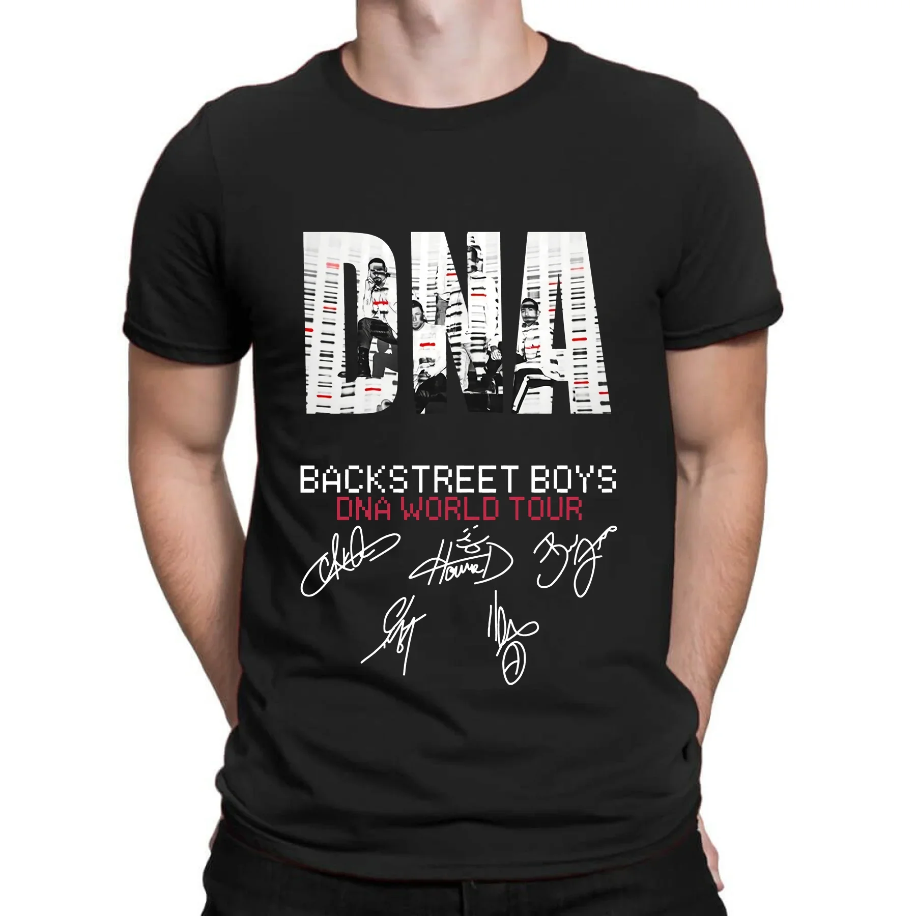 Amazing Tee Male T Shirt Casual Oversized Essential Backstreet Boys DNA World Tour T-shirt Men T-shirts Graphic Streetwear S-3XL
Amazing Tee Male T Shirt Casual Oversized Essential Backstreet Boys DNA World Tour T-shirt Men T-shirts Graphic Streetwear S-3XL