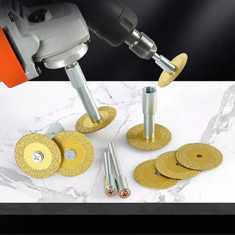 Pousbo® Mini Diamond Cutting Saw Disc for Dremel Rotary Tool Circular Saw Blades Abrasive Grinding Wheels Disk with Mandrel Tool
Pousbo® Mini Diamond Cutting Saw Disc for Dremel Rotary Tool Circular Saw Blades Abrasive Grinding Wheels Disk with Mandrel Tool
