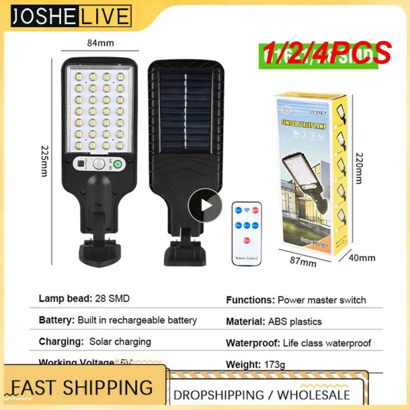 1/2/4PCS 1~8pack Solar Street Lights Outdoor 108COB LED Solar Lamp With 3 Lighting Mode Motion Sensor Security for Garden Patio
1/2/4PCS 1~8pack Solar Street Lights Outdoor 108COB LED Solar Lamp With 3 Lighting Mode Motion Sensor Security for Garden Patio