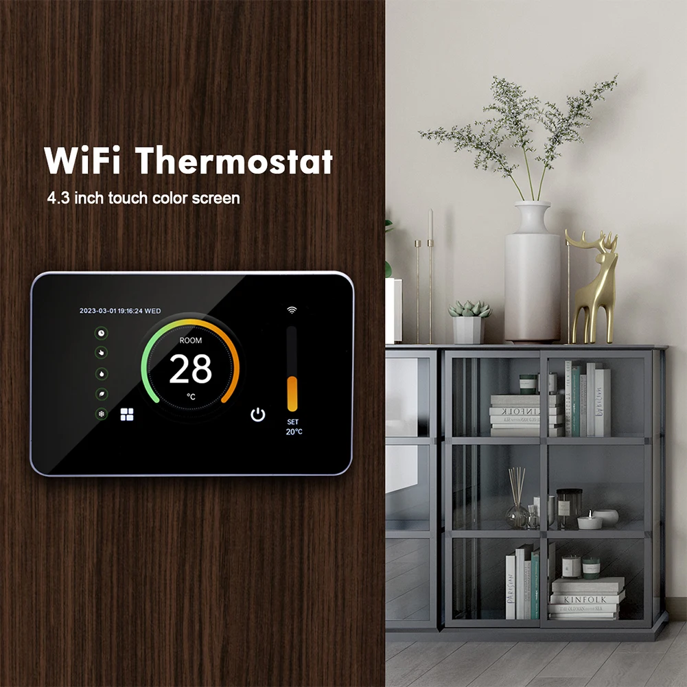 Smart Thermostat LED ElectricWater Heating Temperature Controller Compact Size for Easy Installation and Operation
Smart Thermostat LED ElectricWater Heating Temperature Controller Compact Size for Easy Installation and Operation