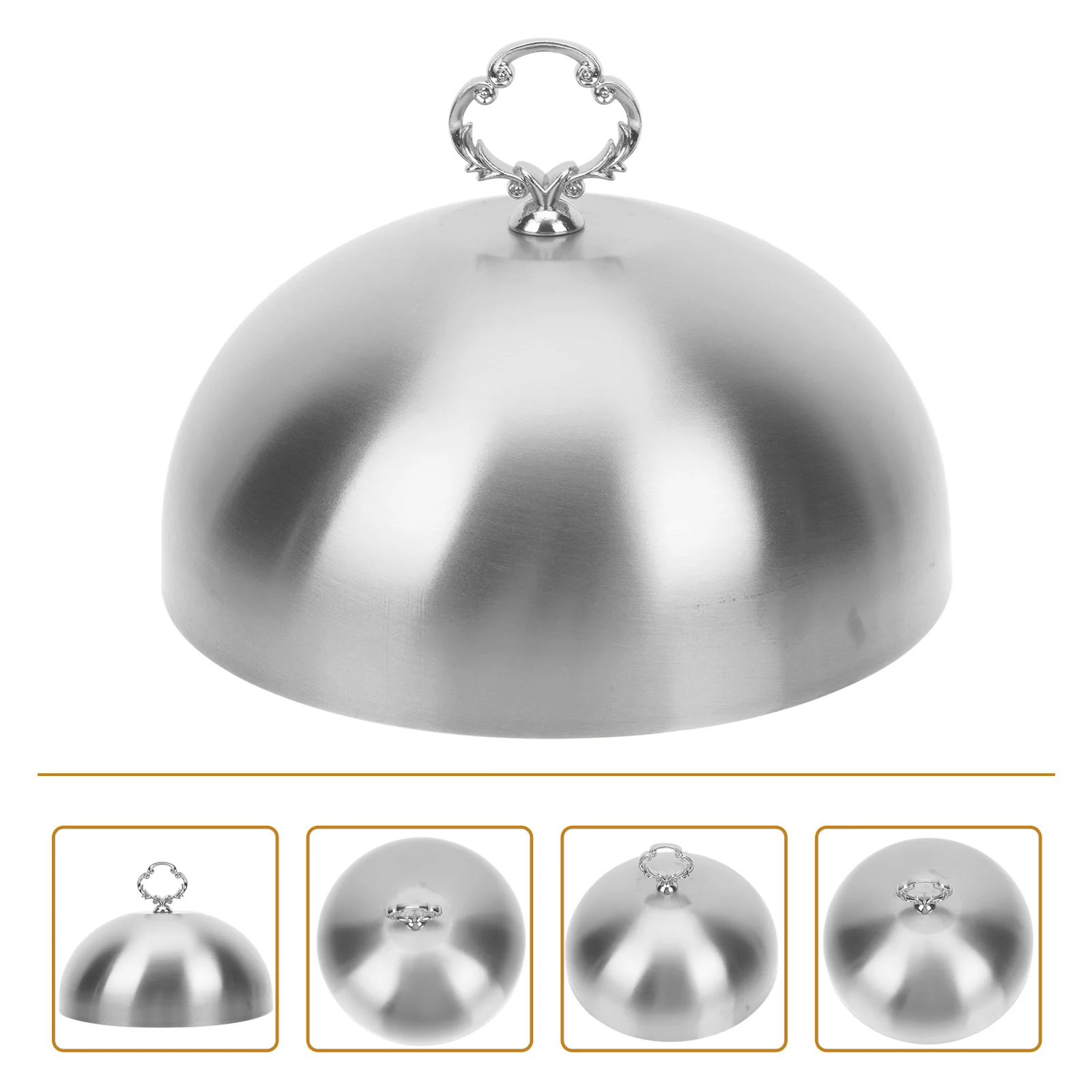 Stainless Steel Steak Cover Griddle Food Protecting Lid Household Kitchen Accessory Dome - Meal Pot Tray
Stainless Steel Steak Cover Griddle Food Protecting Lid Household Kitchen Accessory Dome - Meal Pot Tray