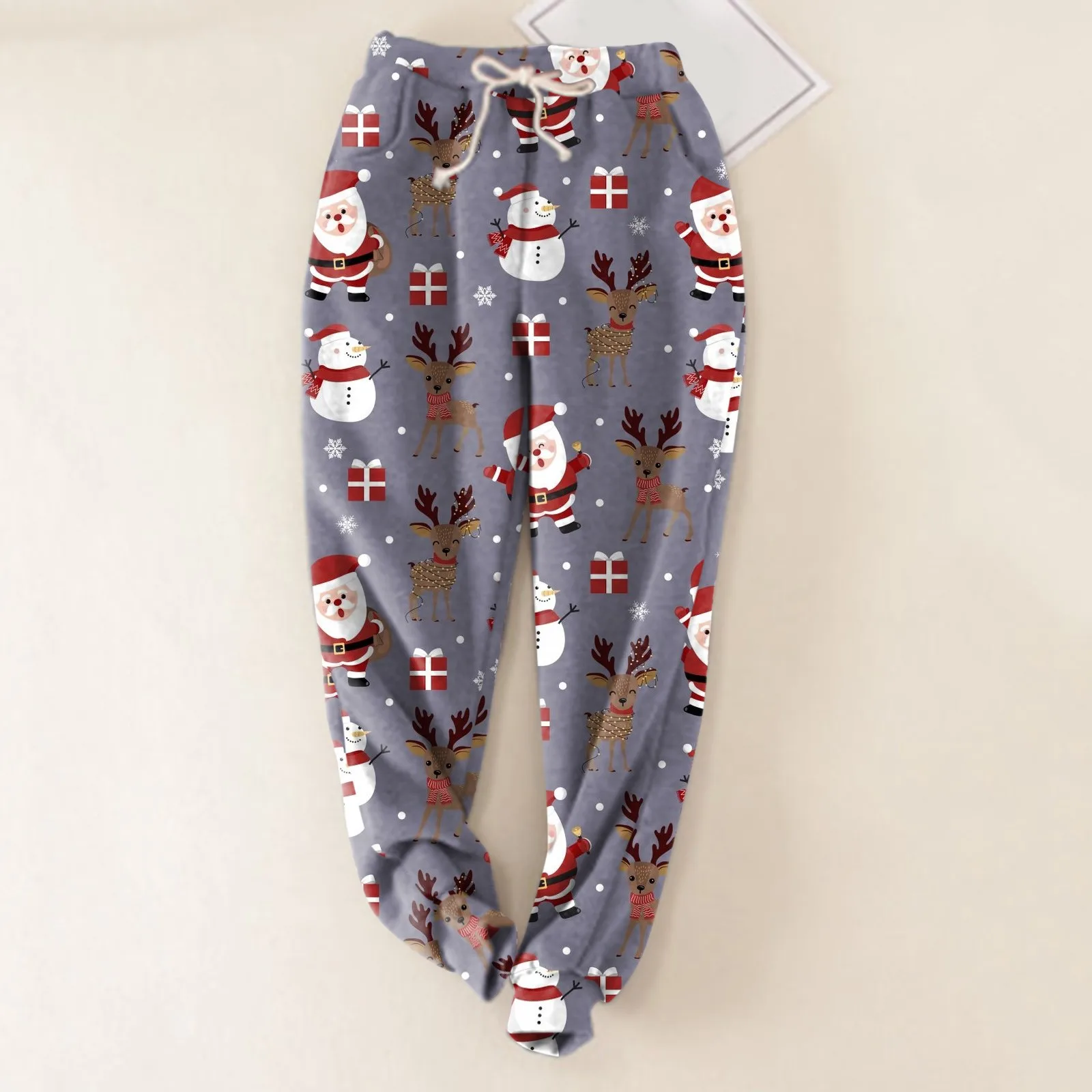 Women's Christmas Printed Winter Thickening Warm Comfortable Sweatpants Lined Fleece Comfortable Casual Pants
Women's Christmas Printed Winter Thickening Warm Comfortable Sweatpants Lined Fleece Comfortable Casual Pants