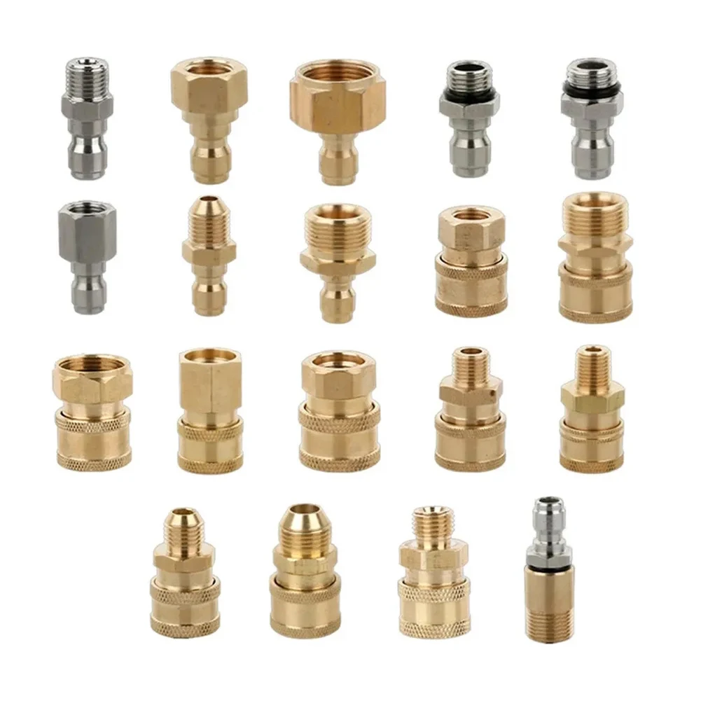 1PC Pressure Washer Quick Adapter Hose Tube Connectors M22 G1/4 M16 M14 Thread Connector Hose Fitting
1PC Pressure Washer Quick Adapter Hose Tube Connectors M22 G1/4 M16 M14 Thread Connector Hose Fitting