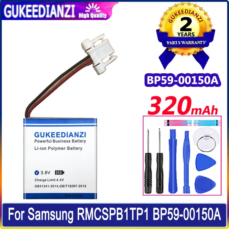 Аккумулятор GUKEEDIANZI 320 мАч для Samsung RMCSPB1TP1 BP59-00150A, батареи для дистанционного управления
Аккумулятор GUKEEDIANZI 320 мАч для Samsung RMCSPB1TP1 BP59-00150A, батареи для дистанционного управления