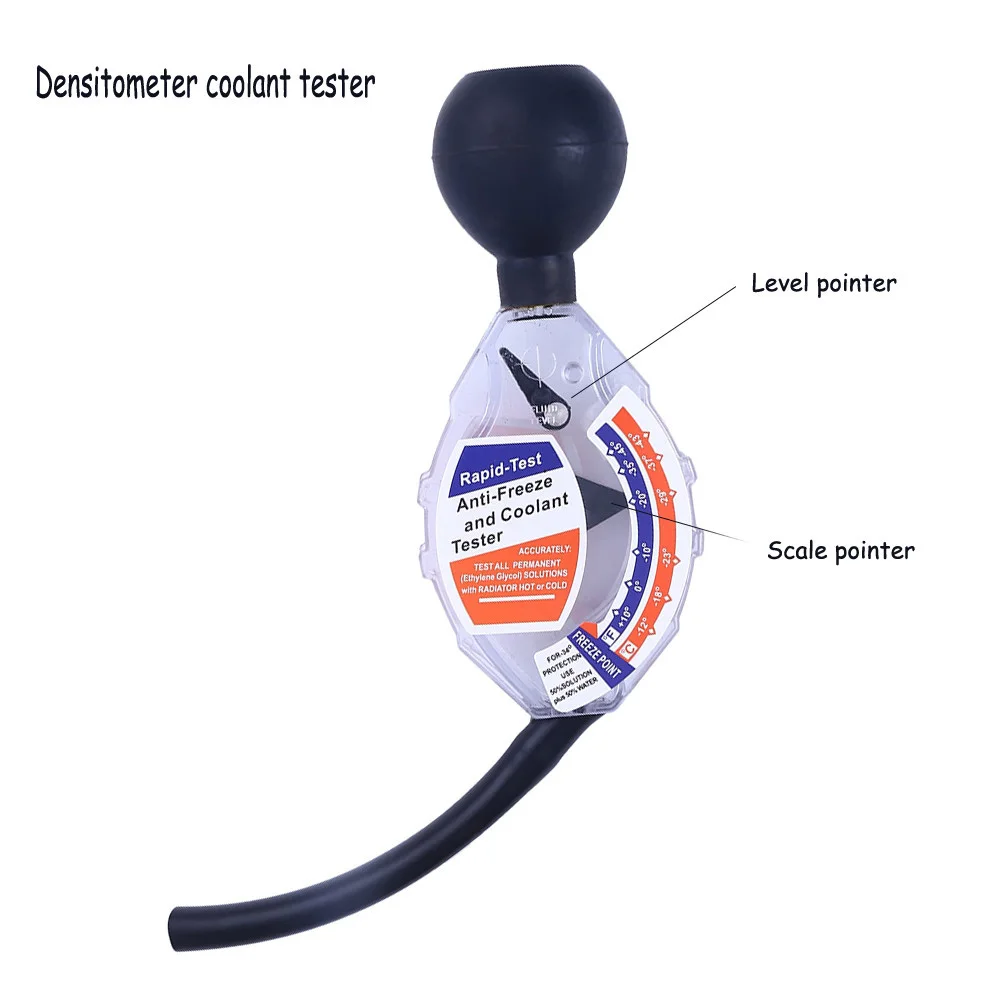 High Accuracy Dial Durable Car Radiator Coolant Tester Antifreeze Coolant Tester Tool Cooling System Auto Replacement Parts
High Accuracy Dial Durable Car Radiator Coolant Tester Antifreeze Coolant Tester Tool Cooling System Auto Replacement Parts