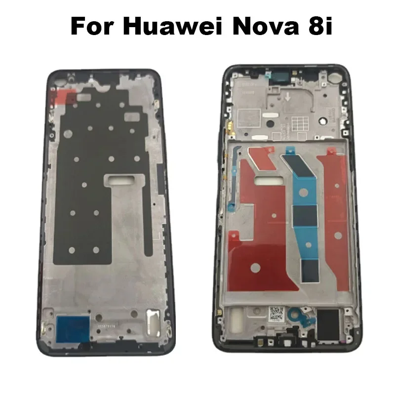

For Huawei Nova 8i LCD Front Frame Middle Housing Bezel Chassis Faceplate Replacement Repair Parts For Honor X20 5G 2021