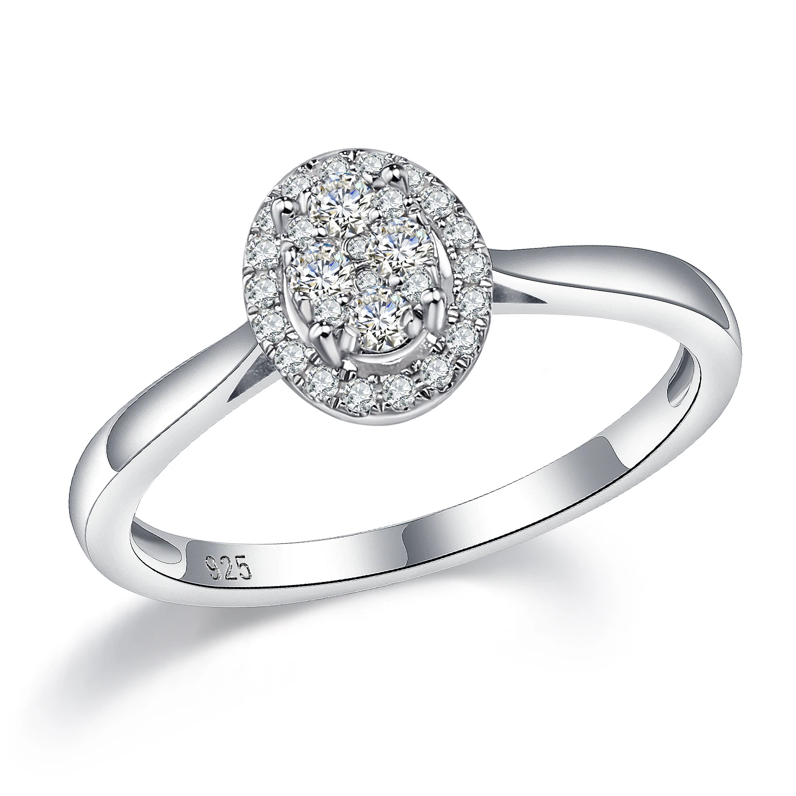 SEASKY Real 925 Sterling Silver Moissanite Rings for Women 0.3ct Sparkling D Color VVS1 Wedding Party Diamond Ring Fine Jewelry
SEASKY Real 925 Sterling Silver Moissanite Rings for Women 0.3ct Sparkling D Color VVS1 Wedding Party Diamond Ring Fine Jewelry