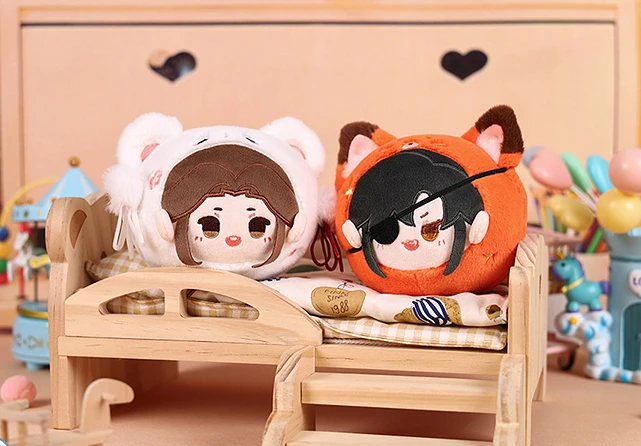 

Anime Tian Guan Ci Fu Xie Lian Hua Cheng Kawaii Plush Stuffed Cotton TGCF Dolls Dango Coin Purse Pendant Cosplay Keychain