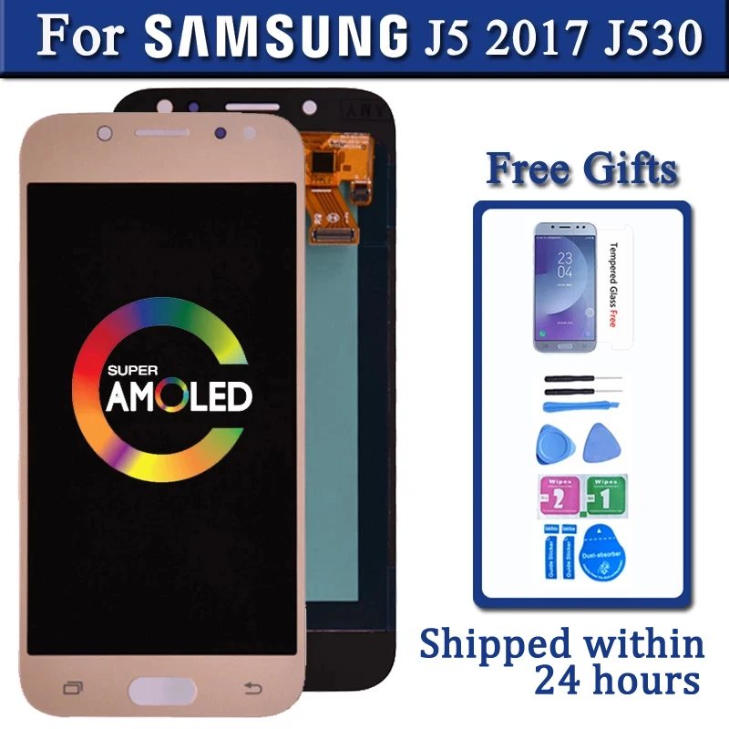 ЖК-дисплей Super Amoled для Samsung Galaxy J5 2017 J530 J530F, сенсорный экран, дигитайзер в сборе, ЖК-дисплей для J5 Pro 2017 J5 Duos
ЖК-дисплей Super Amoled для Samsung Galaxy J5 2017 J530 J530F, сенсорный экран, дигитайзер в сборе, ЖК-дисплей для J5 Pro 2017 J5 Duos