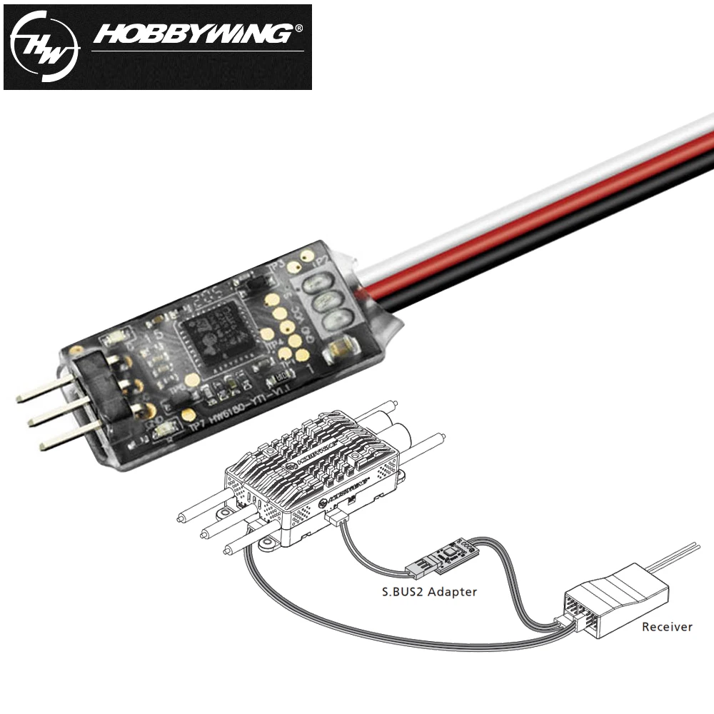 Оригинальный телеметрический адаптер Hobbywing S.BUS2 5-9 В, модуль передачи данных для Futaba Platinum V4 V5 Aircraft ESC XERUN Car ESC
Оригинальный телеметрический адаптер Hobbywing S.BUS2 5-9 В, модуль передачи данных для Futaba Platinum V4 V5 Aircraft ESC XERUN Car ESC