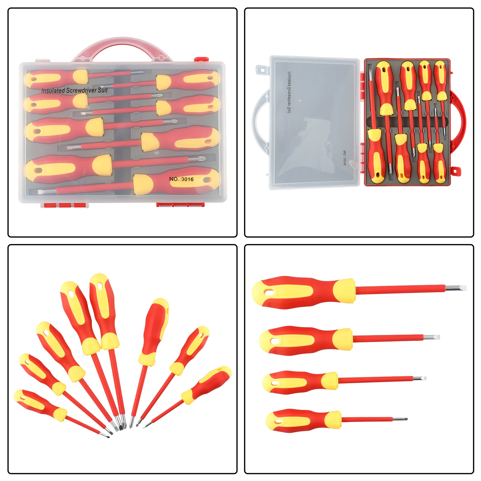 8PCS Electrician Insulated Screwdriver Set With Magnetic Bit Head Double End Phil Lips Screw Bit Set For Electricians Tools
8PCS Electrician Insulated Screwdriver Set With Magnetic Bit Head Double End Phil Lips Screw Bit Set For Electricians Tools