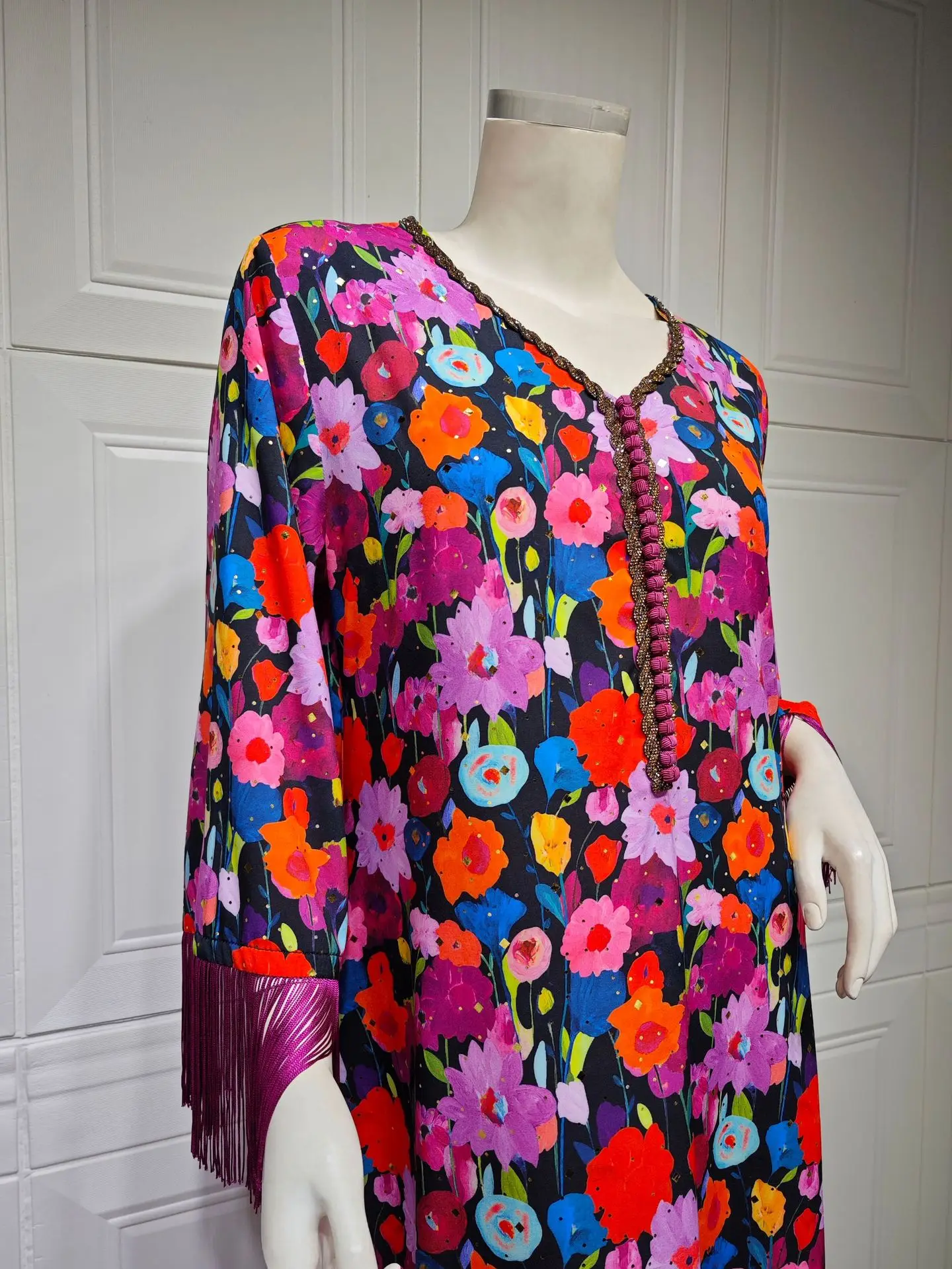 عيد مسلم شرابة فستان عبايات للنساء الماس جلابية المغرب فساتين الحفلات دبي عباية قفطان إسلام فيستدوس رداء عربي طويل عيد مسلم شرابة فستان عبايات للنساء الماس جلابية المغرب فساتين الحفلات دبي عباية قفطان إسلام فيستدوس رداء عربي طويل