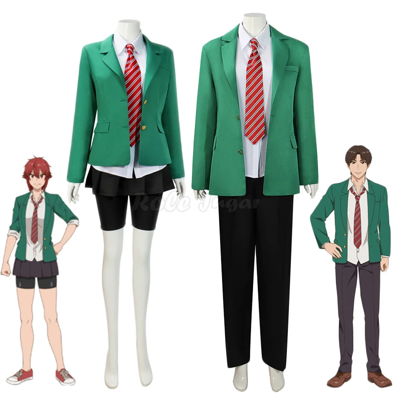 Tomo Aizawa / Junichirou Kubota Green School Uniform Cosplay Costume Anime Tomo-chan Is A Girl! Halloween Party Suits
Tomo Aizawa / Junichirou Kubota Green School Uniform Cosplay Costume Anime Tomo-chan Is A Girl! Halloween Party Suits