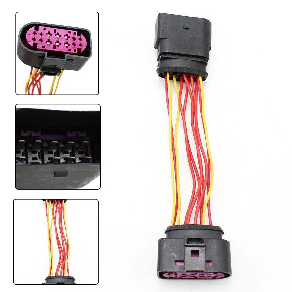 Xenon Headlight 10To14 Pin Plug Connector Adapter Headlight Wire Harness Connector 1J0973737 1J0973835 For Golf MK6
Xenon Headlight 10To14 Pin Plug Connector Adapter Headlight Wire Harness Connector 1J0973737 1J0973835 For Golf MK6