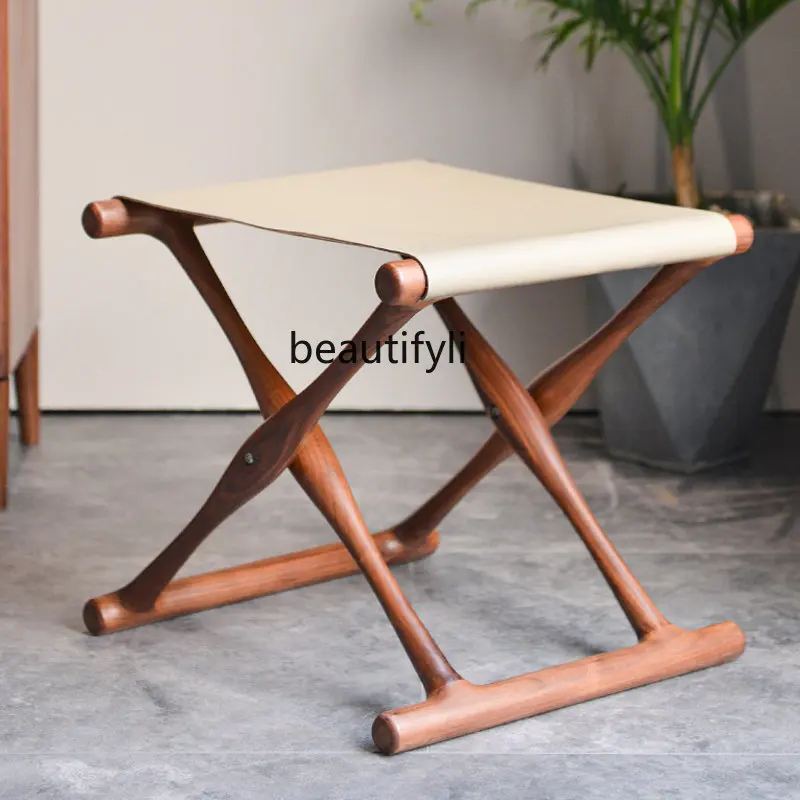 Solid Wood Portable Folding Saddle Leather Household Outdoor Multifunctional Shoe Changing Stool Small Bench
Solid Wood Portable Folding Saddle Leather Household Outdoor Multifunctional Shoe Changing Stool Small Bench