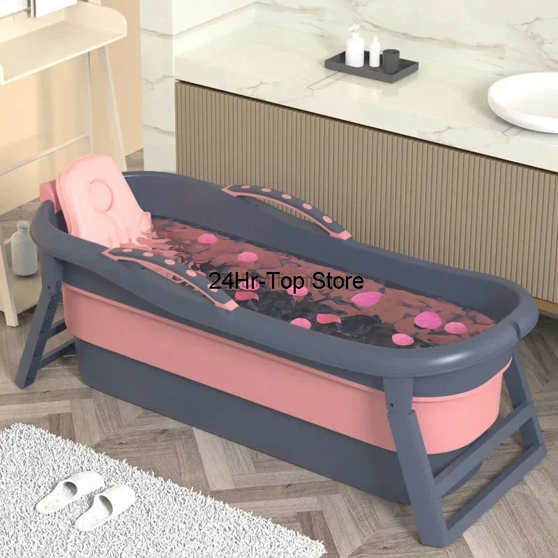 

Simple Portable Bathtubs Home Adult Portable Folding Bathtub Full Body Thickened Large Bathtubs for the baby Children's Bidet