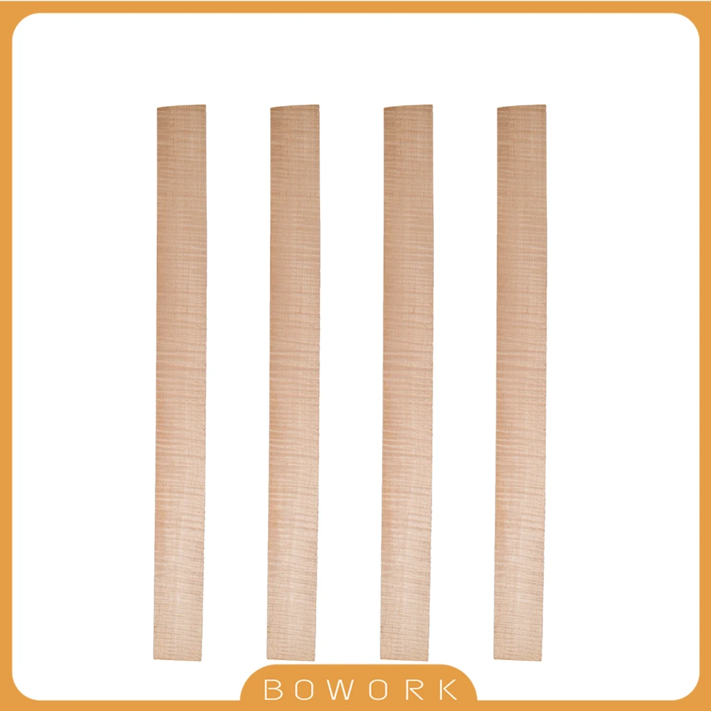 4PCS Violin Maple Wood Rib Tiger Stripe Flamed Side Wood For Handcrafted Violin Ribs DIY Violin Making Violin Parts Accessories
4PCS Violin Maple Wood Rib Tiger Stripe Flamed Side Wood For Handcrafted Violin Ribs DIY Violin Making Violin Parts Accessories