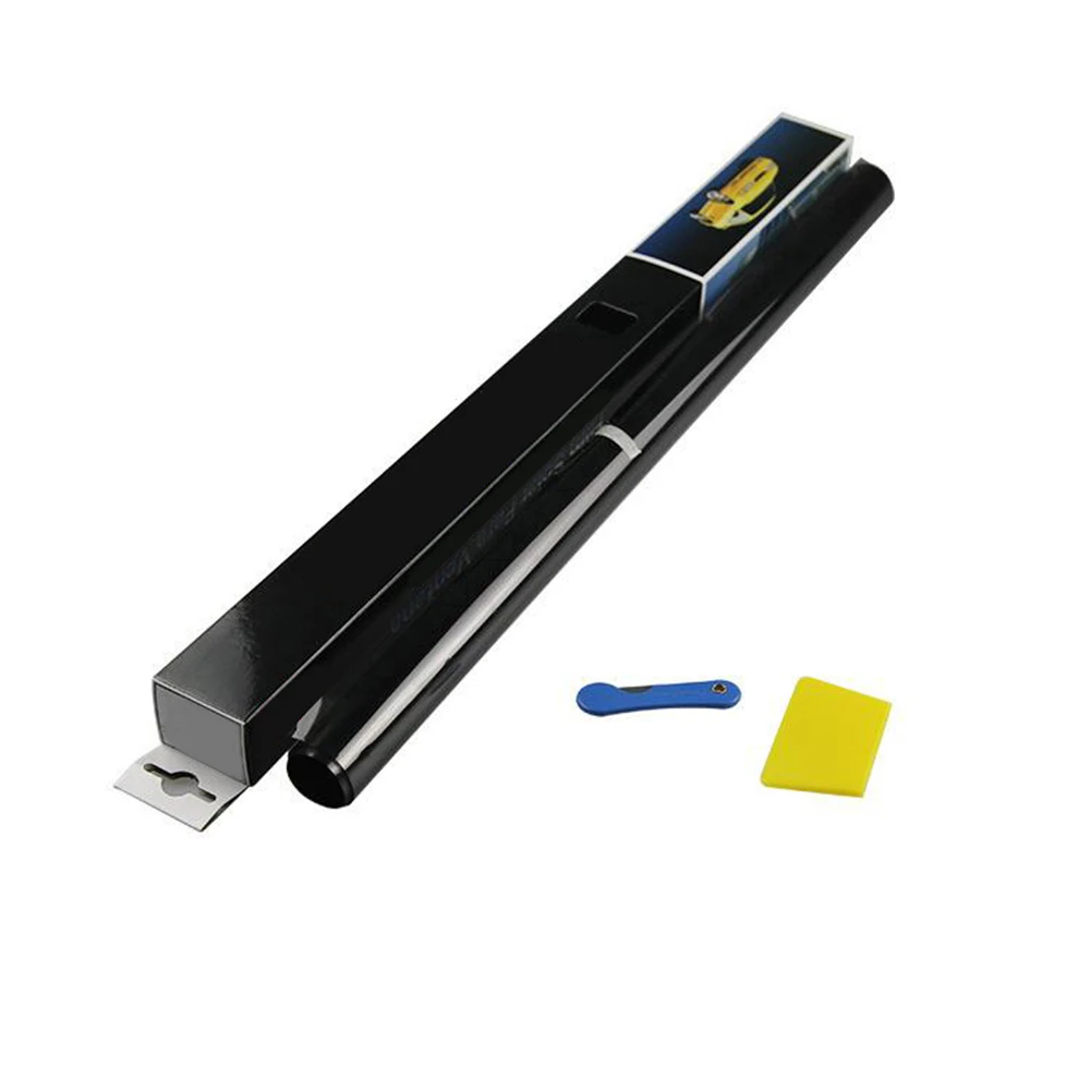 Reliable and long lasting, easy installation 300CMx50CM Sunshade Film Car Home Tint Film Black Roll 1 VLT Tinting Tools Kit
Reliable and long lasting, easy installation 300CMx50CM Sunshade Film Car Home Tint Film Black Roll 1 VLT Tinting Tools Kit