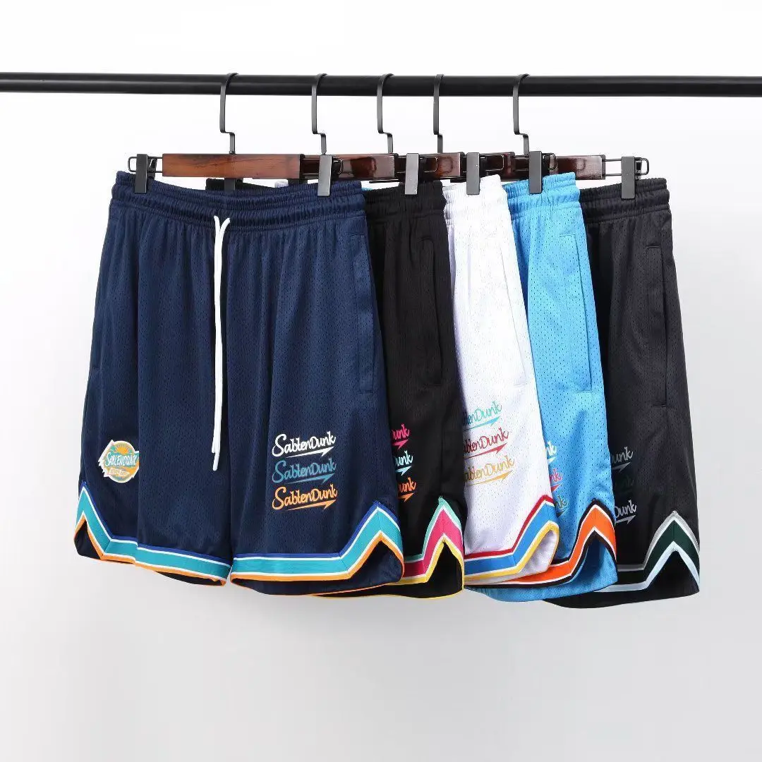 Summer American sports training shorts Double mesh loose quick drying breathable knee basketball shorts
Summer American sports training shorts Double mesh loose quick drying breathable knee basketball shorts