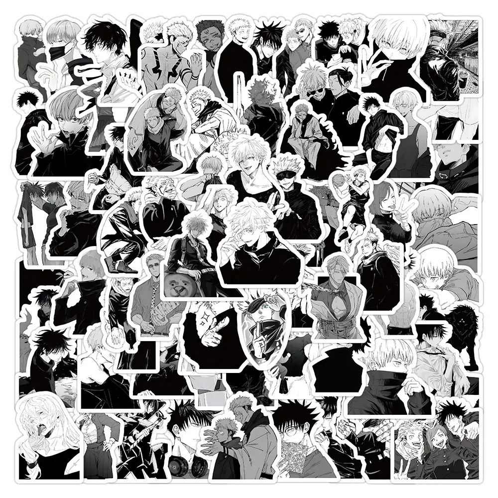 10/30/50/100pcs Black White Anime Jujutsu Kaisen Stickers Kids Cartoon Decals Toy DIY Laptop Phone Skateboard Vinyl Cool Sticker
10/30/50/100pcs Black White Anime Jujutsu Kaisen Stickers Kids Cartoon Decals Toy DIY Laptop Phone Skateboard Vinyl Cool Sticker