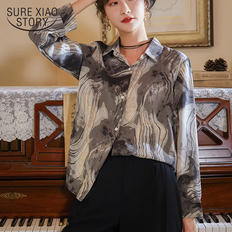 2023 Casual Long Sleeve Chiffon Blouse Women Korean Print Shirt Female Button Cardigan Women's Clothing Blusas Mujer 11237
2023 Casual Long Sleeve Chiffon Blouse Women Korean Print Shirt Female Button Cardigan Women's Clothing Blusas Mujer 11237