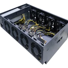 7cm 8gpu eth silent ethereum mining rig set frame with PSU open air miner chassis case 8-card and quiet fan and cpu
7cm 8gpu eth silent ethereum mining rig set frame with PSU open air miner chassis case 8-card and quiet fan and cpu