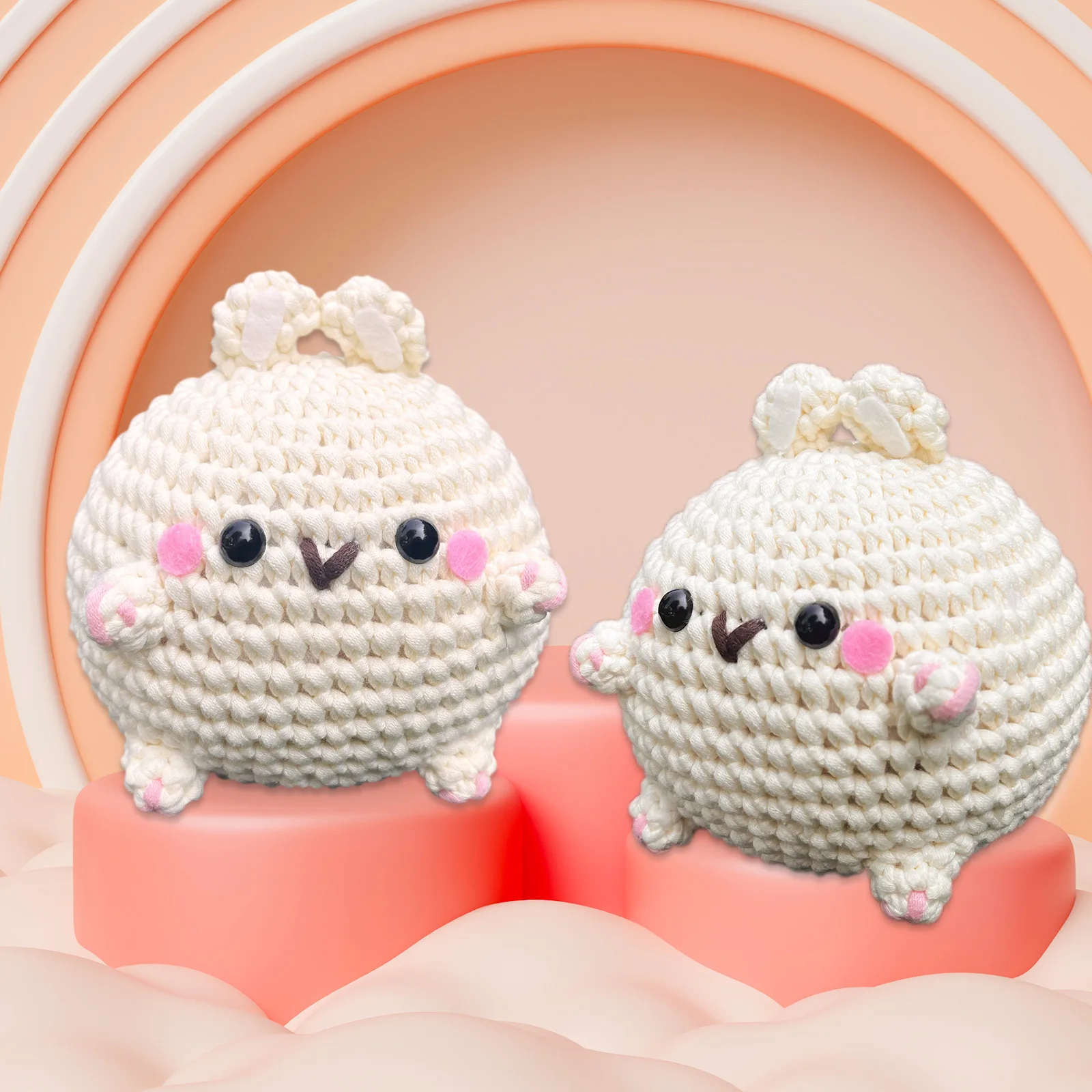 The Bunny Pattern Beginners Crochet Kit with Easy Peasy 2 S07f7adc8535045dca5c7e5509ed7c3c1f
