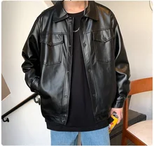 Privathinker Men Spring Black Soft Faux Leather Jacket 2020 Mens Hip Hop Jacket Leather Male Oversize Streetwear Pockets Clothes
Privathinker Men Spring Black Soft Faux Leather Jacket 2020 Mens Hip Hop Jacket Leather Male Oversize Streetwear Pockets Clothes