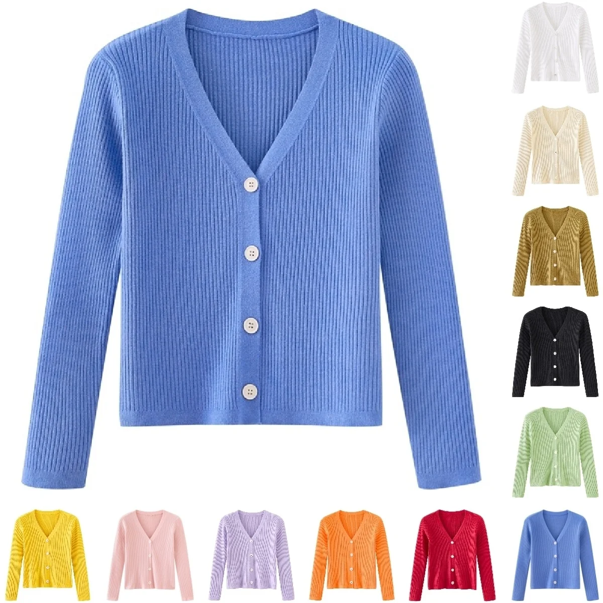 2023 Cardigans Autumn 23 Colors Solid For Women Sweaters Super Soft Korean Fashion Knitted V Neck Casual Loose Winter Spring Top
2023 Cardigans Autumn 23 Colors Solid For Women Sweaters Super Soft Korean Fashion Knitted V Neck Casual Loose Winter Spring Top