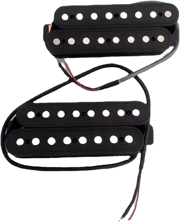 

8String Fanned Guitar Pickups Humbucker Alnico V Magnet Pickups German 99.8% Nickel-plated Copper Wire Fit for 8 String Guitar