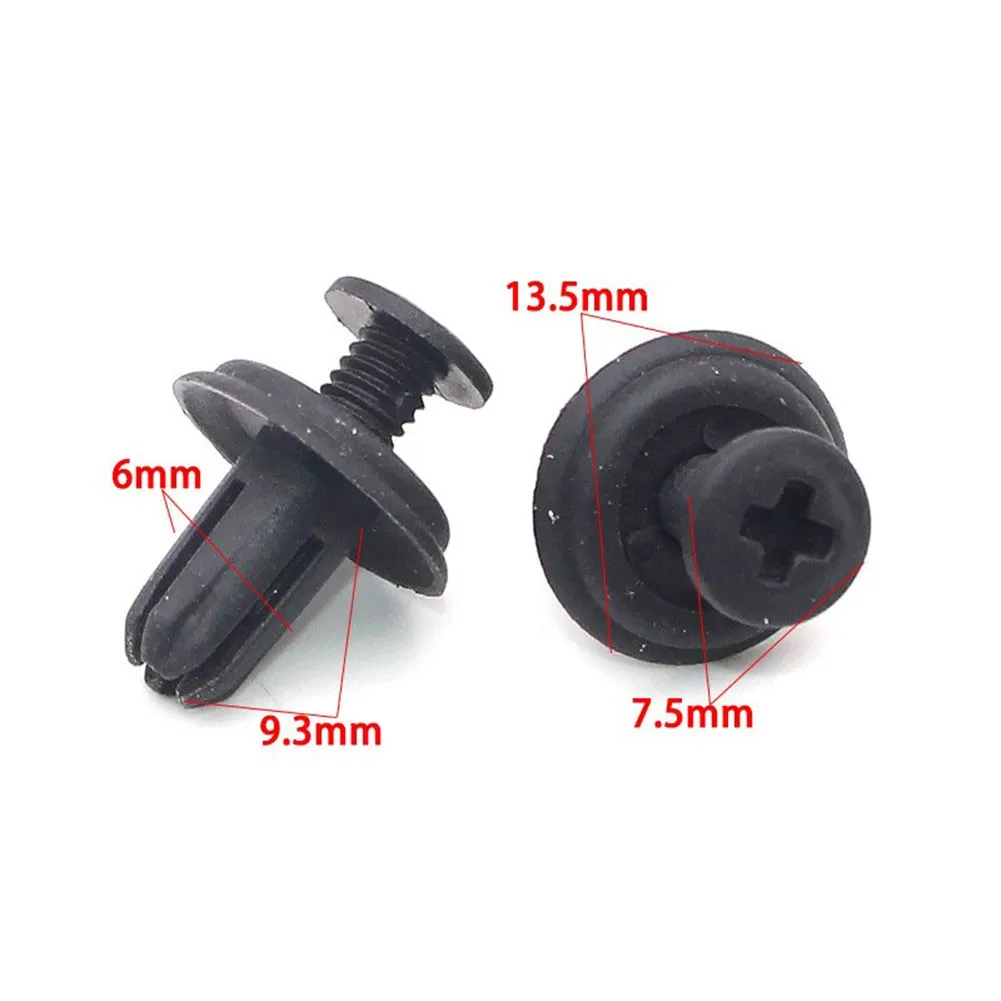 Wear-Resistant Dirt-Resistant Durable Light Weight Panel Clips 90687-SB0-013 Black Plastic Trim Replaces 20pcs
Wear-Resistant Dirt-Resistant Durable Light Weight Panel Clips 90687-SB0-013 Black Plastic Trim Replaces 20pcs