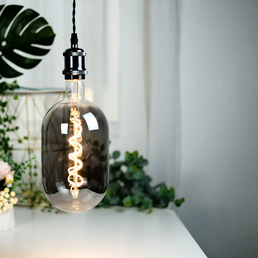 TIANFAN Vintage Led Bulbs Big Light Bulb T140 Cobblestone Stone 4W Dimmable 220-240V E27 Specialty Decorative Edison Bulb
TIANFAN Vintage Led Bulbs Big Light Bulb T140 Cobblestone Stone 4W Dimmable 220-240V E27 Specialty Decorative Edison Bulb