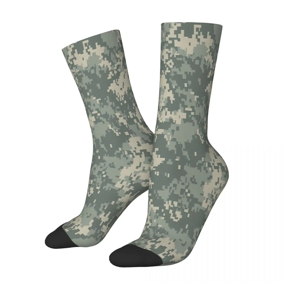 

Army ACU Camouflage Socks Male Mens Women Autumn Stockings Polyester