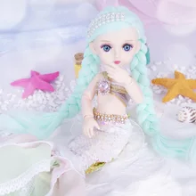1/6 BJD 30cm Doll Blue Hair Princess Doll 13 Movable Joints Makeup Cute Girl Clothes Set Blue Eyes Fashion DIY Dress Up Toy Gift
1/6 BJD 30cm Doll Blue Hair Princess Doll 13 Movable Joints Makeup Cute Girl Clothes Set Blue Eyes Fashion DIY Dress Up Toy Gift