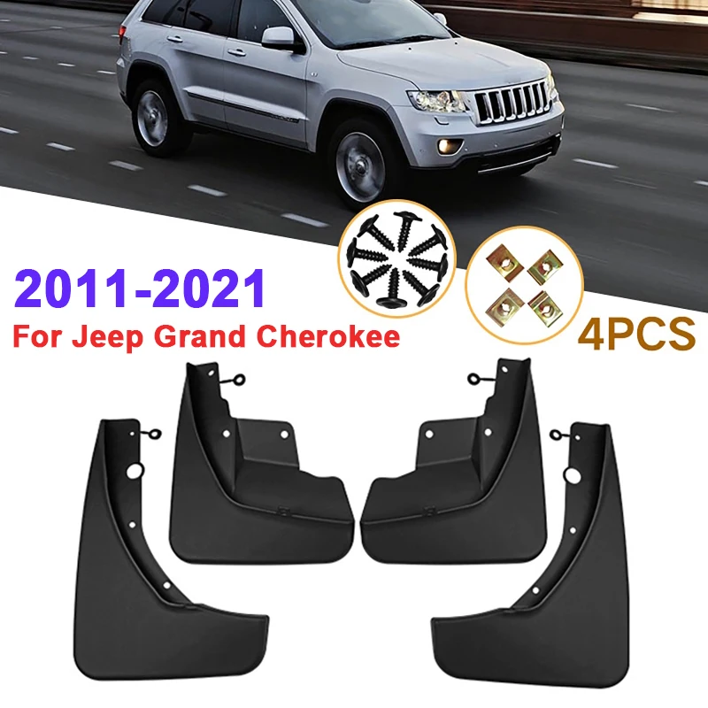 4pcs/set Car Front Rear Mud Flaps Splash Car Wheel Fenders for Jeep Grand Cherokee 2011-2021
4pcs/set Car Front Rear Mud Flaps Splash Car Wheel Fenders for Jeep Grand Cherokee 2011-2021