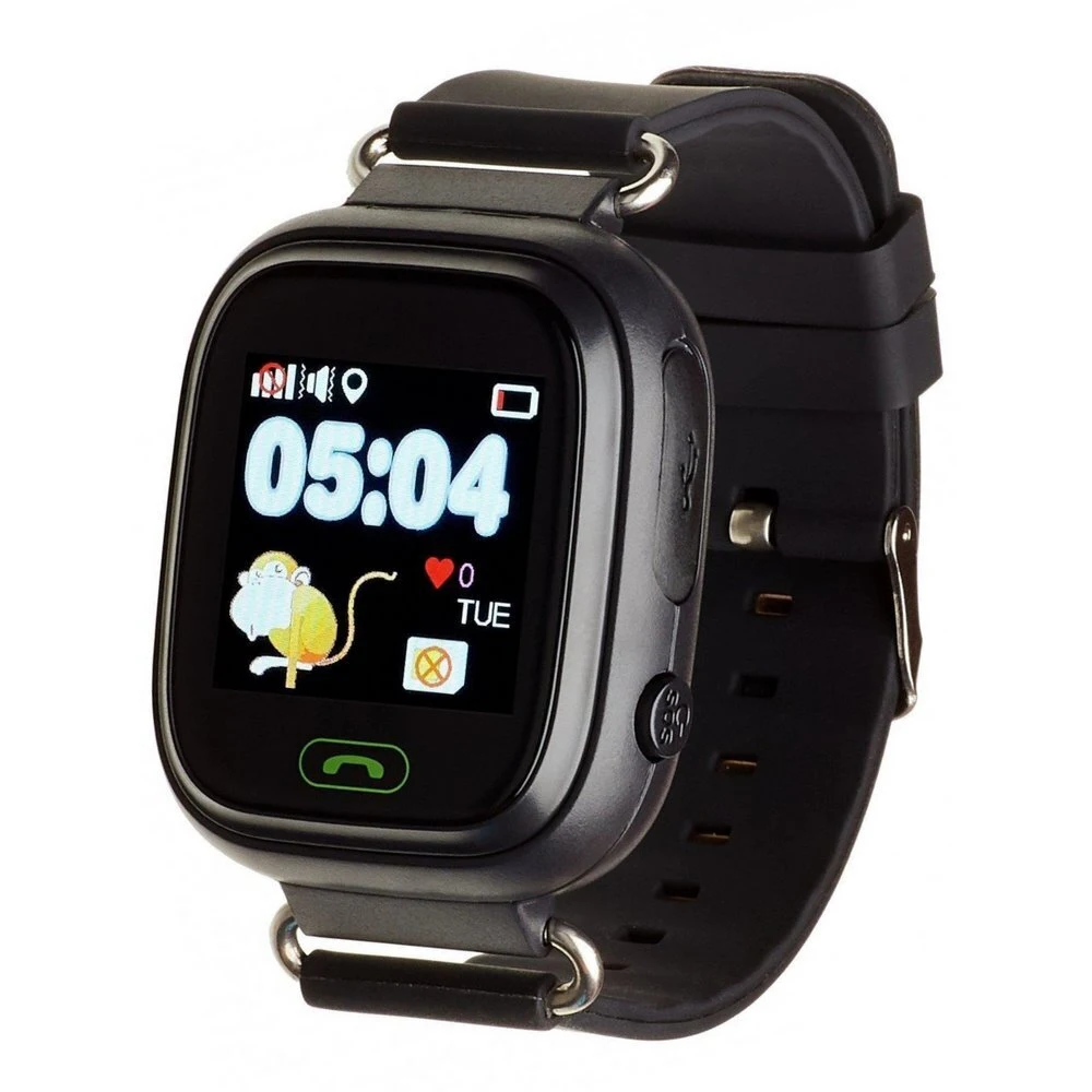 VIDEOTOY V80 часы-телефон с GPS WiFi кнопка SOS чат скрытый звонок датчик снятия бесшумный