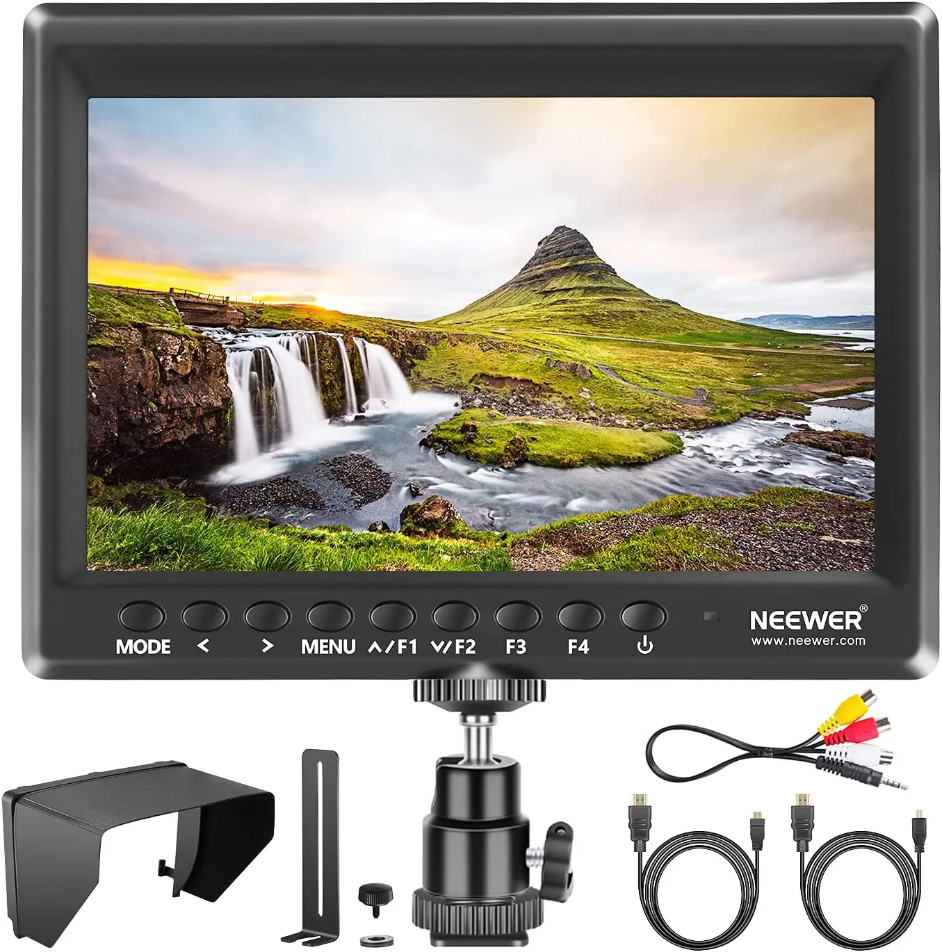 

Монитор для камеры Neewer F100, 7 дюймов, IPS 1280x800, HDMI, 1080p