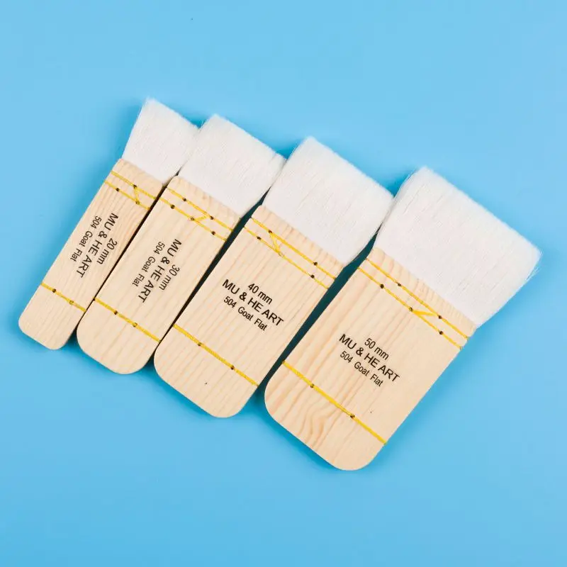 Art 504f Mixed Wool Board Brush Flat Row Brush Watercolor Background Brush Mini Portable Eco-friendly Pine Rod Brush
Art 504f Mixed Wool Board Brush Flat Row Brush Watercolor Background Brush Mini Portable Eco-friendly Pine Rod Brush
