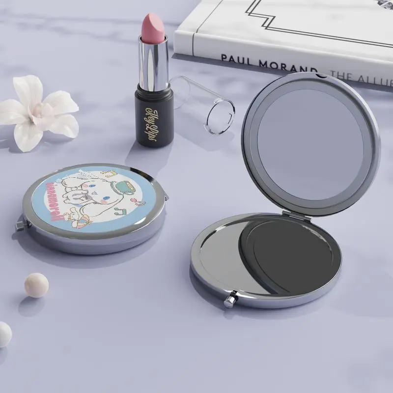 Sanrio Anime Kawaii Cinnamoroll Portable Makeup Mirror Cute Sweet Cartoon Fold Metal Cosmetic Mirror Lovely Gifts for Girls
Sanrio Anime Kawaii Cinnamoroll Portable Makeup Mirror Cute Sweet Cartoon Fold Metal Cosmetic Mirror Lovely Gifts for Girls