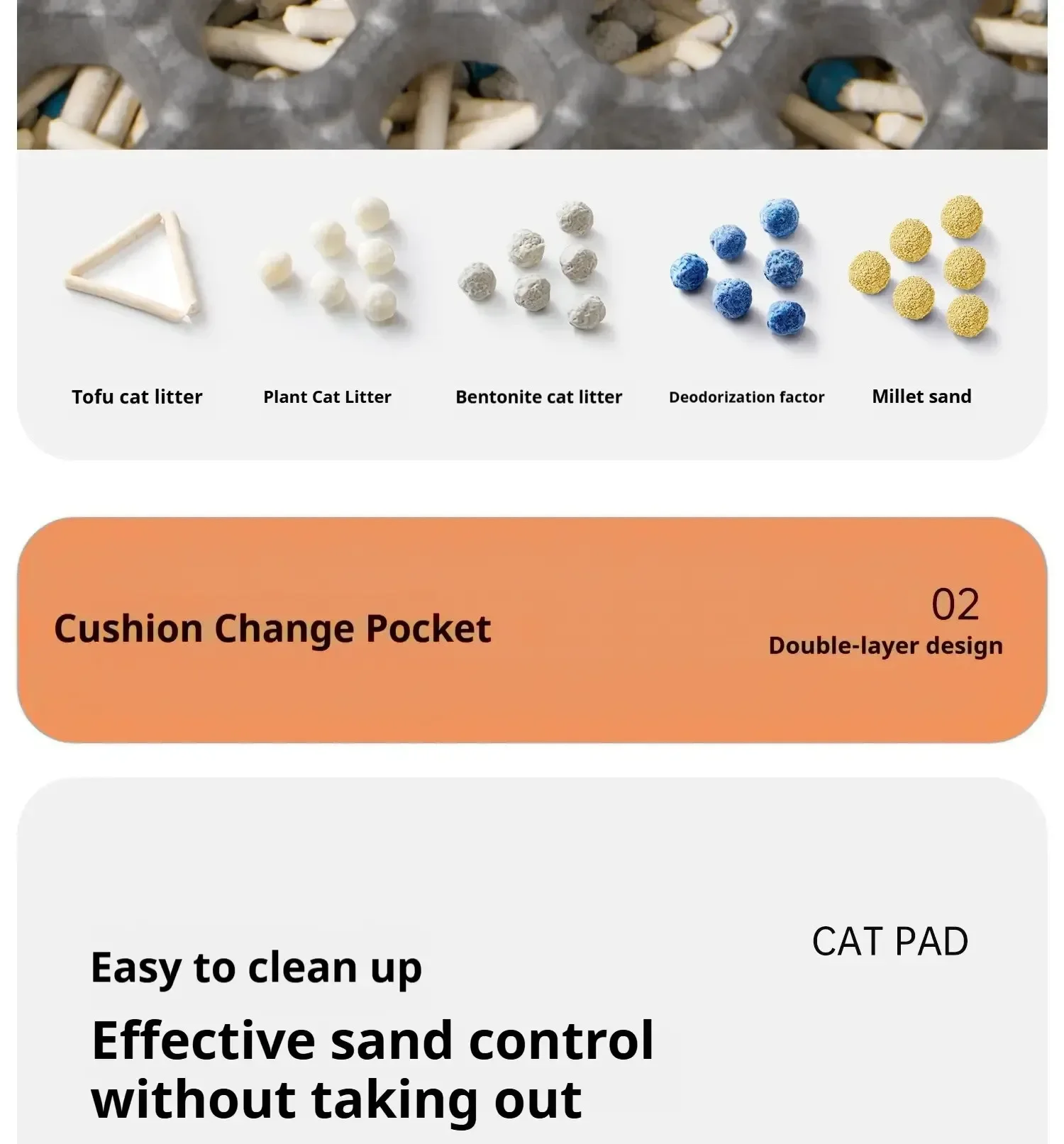 Large Double-Layer Cat Litter Mat – Anti-Splash Filtering & Sand Trapping Mat for Litter Boxes Large Double-Layer Cat Litter Mat – Anti-Splash Filtering & Sand Trapping Mat for Litter Boxes