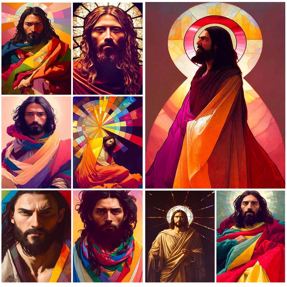 Jesus Portrait Religion Christianity Wall Pictures For Living Room Nordic Poster Wall Art Canvas Painting Home Decor Unframed
Jesus Portrait Religion Christianity Wall Pictures For Living Room Nordic Poster Wall Art Canvas Painting Home Decor Unframed
