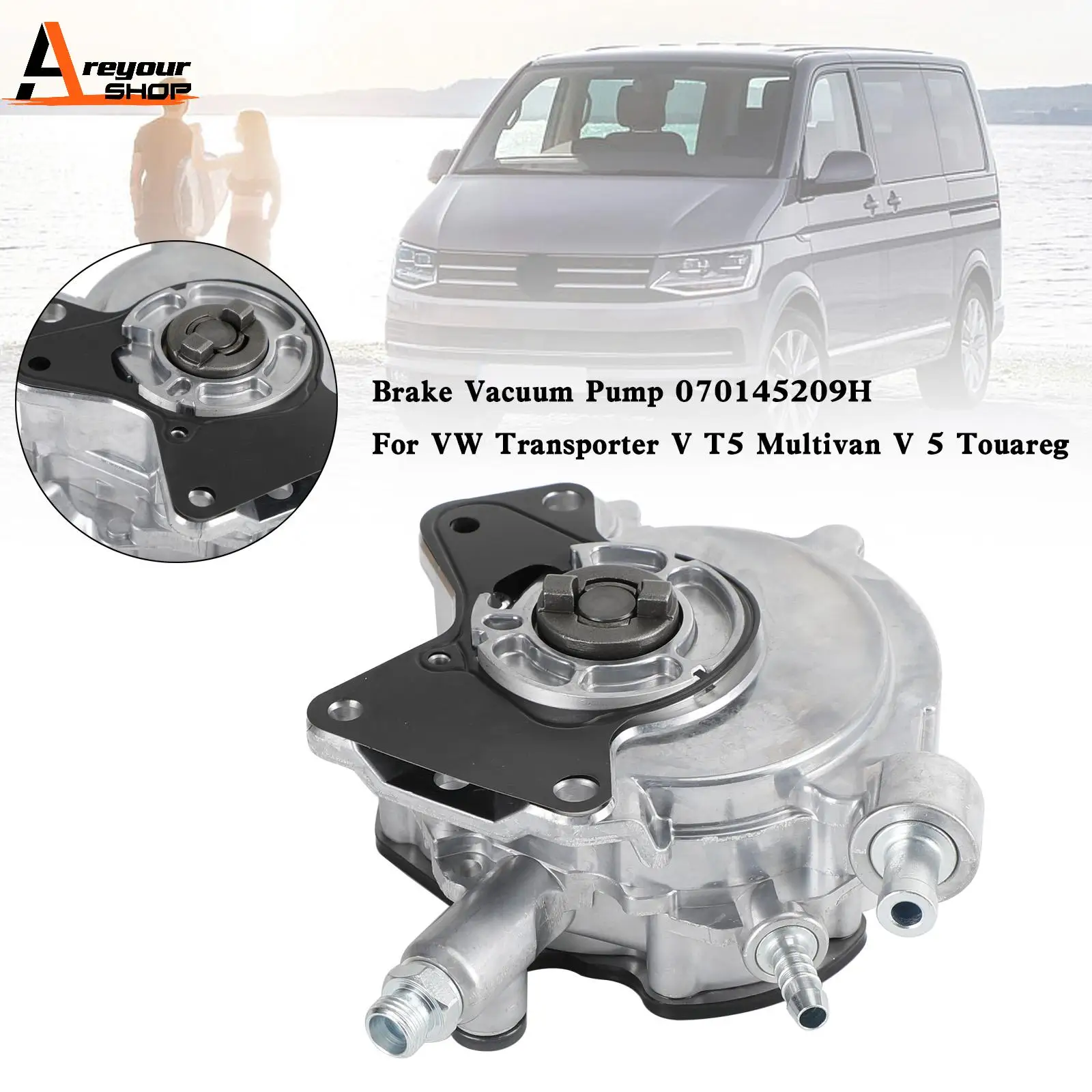 Areyourshop Brake Vacuum Pump 070145209H for VW Transporter V T5 Multivan V 5 Touareg
Areyourshop Brake Vacuum Pump 070145209H for VW Transporter V T5 Multivan V 5 Touareg