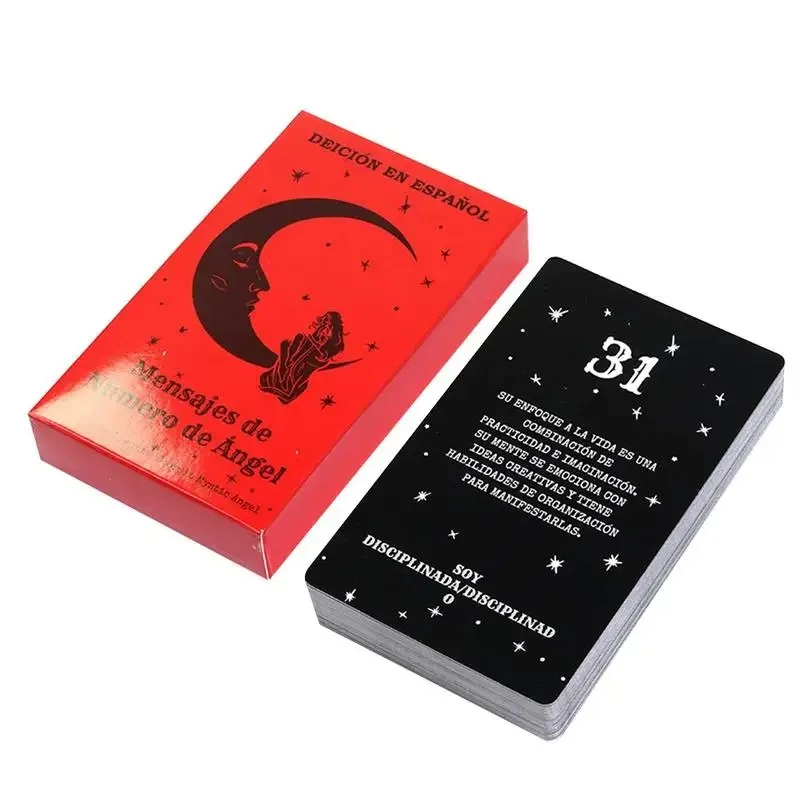 Angel Number Messages Tarot Cards Fortune Telling Oracle Cards 44 cards Fate Divination Tarot Deck Family Party Board Game
Angel Number Messages Tarot Cards Fortune Telling Oracle Cards 44 cards Fate Divination Tarot Deck Family Party Board Game